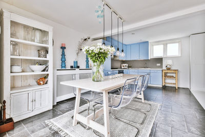 Interior of luxury kitchen