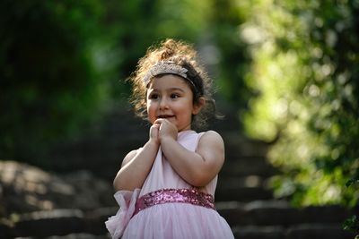 Portrait of a smiling girl