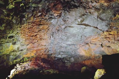 Close-up of rock formation