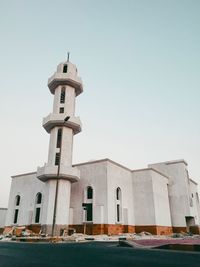 Low angle view of cathedral against clear sky