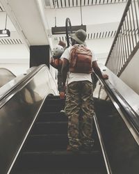 Staircase of escalator