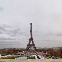 Eiffel tower with eiffel tower in background