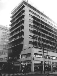 Low angle view of modern building