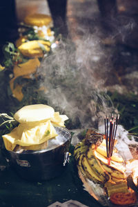 Incenses with religious offering