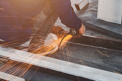 Man working in factory