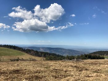 Scenic view of landscape against sky