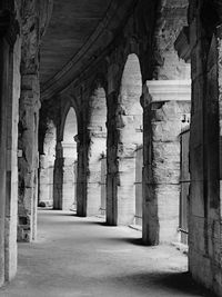 Corridor of old building