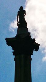 Low angle view of statue