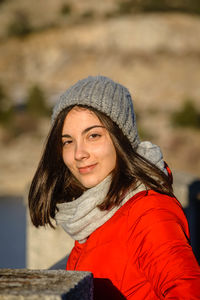 Portrait of a smiling young woman