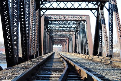 View of railroad tracks