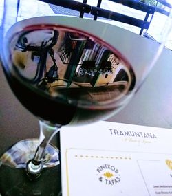 Close-up of drink on table