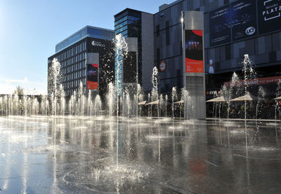 Buildings in city