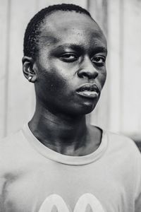 Close-up portrait of young man