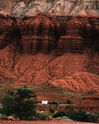 View of rock formations