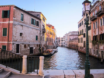 Canal along buildings