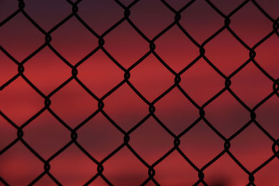 Full frame shot of chainlink fence