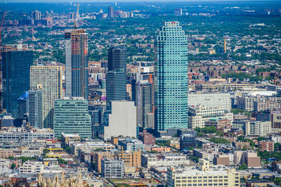 Aerial view of cityscape