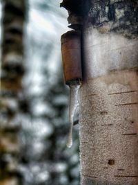 Close up of water