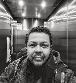 Portrait of young man