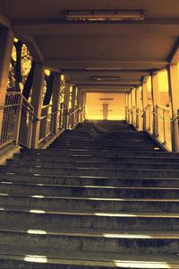 Staircase leading to building