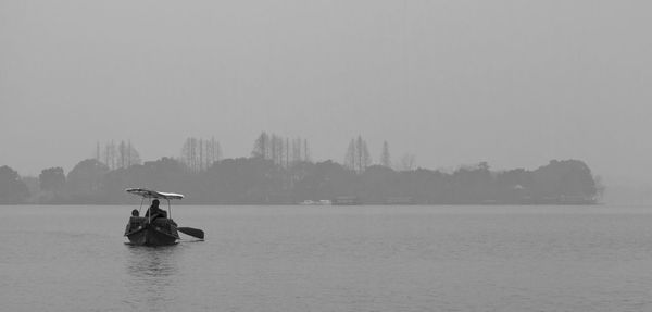 Boat in sea