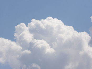 Low angle view of clouds in sky