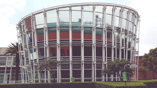 Low angle view of building against sky