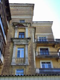 Low angle view of building against sky