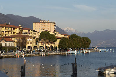 Buildings at waterfront