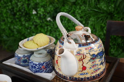 Close-up of drink on table