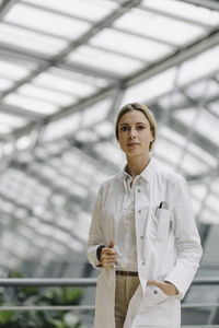 Portrait of a confident female doctor