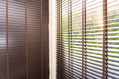 Full frame shot of window blinds