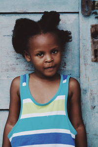 Close-up portrait of girl
