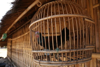 Close up of metal structure