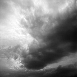 Low angle view of cloudy sky