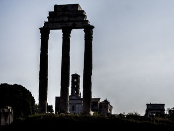 Low angle view of historical building against sky