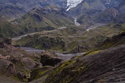 Rocky mountains at thorsmork