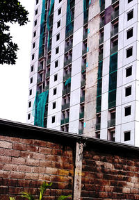 Low angle view of building against sky