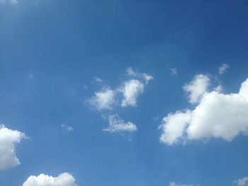 Low angle view of clouds in sky