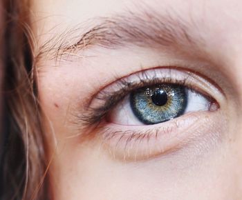 Cropped image of woman eye