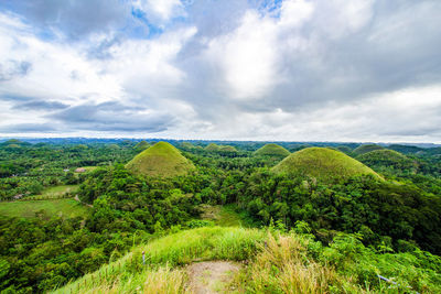 Scenic view of landscape against sky