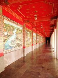 Corridor of building