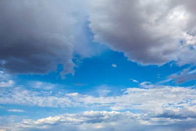 Low angle view of clouds in sky