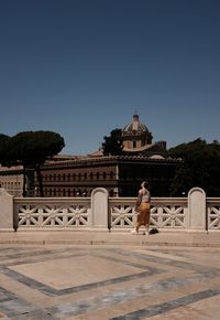 Statue against clear sky