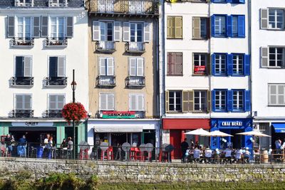 Houses in city