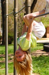 Young girl in playground