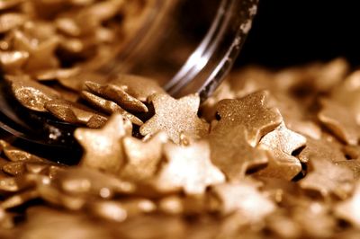 Close-up of cookies on table