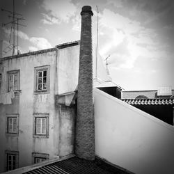 Low angle view of building against sky