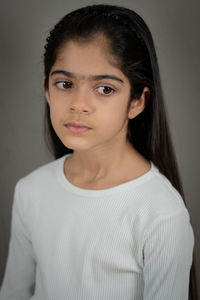 Portrait of young woman