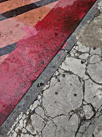 Close-up of red object